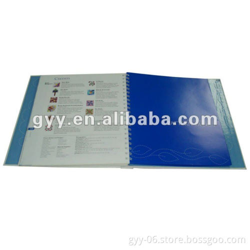 Concealed white YO binding notebooks 2012